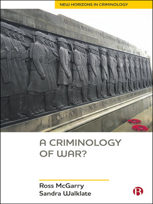 cover image of A Criminology of War?